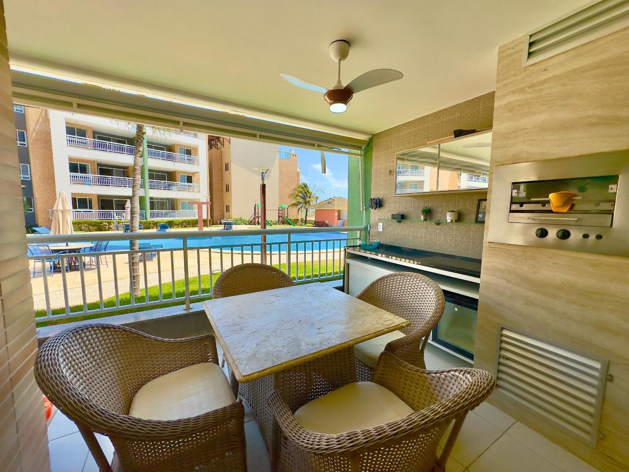 Terramaris - Aptos Vista Mar, Pe Na Areia, Vizinho Ao B Park Aquiraz Exterior foto