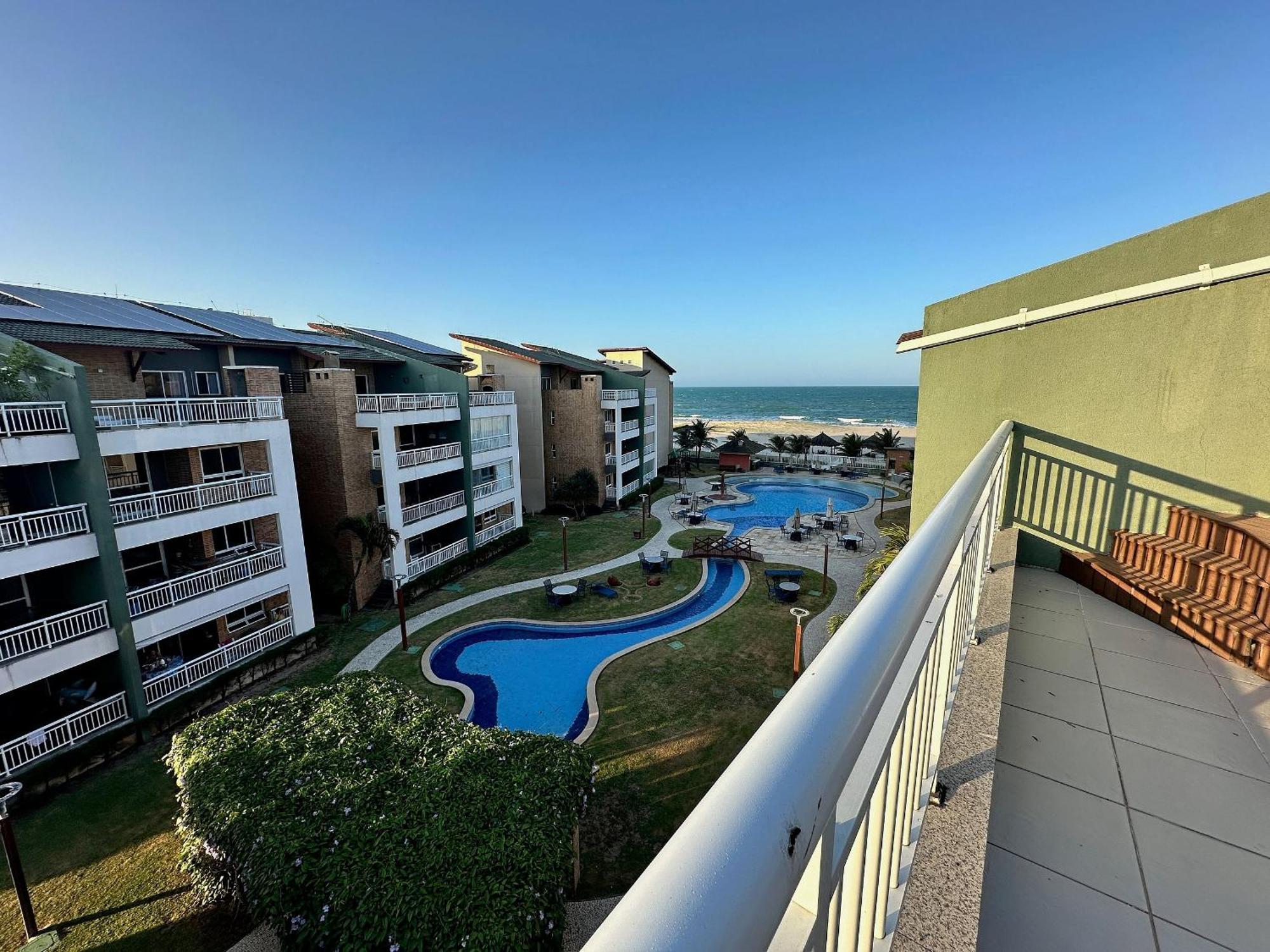 Terramaris - Aptos Vista Mar, Pe Na Areia, Vizinho Ao B Park Aquiraz Exterior foto