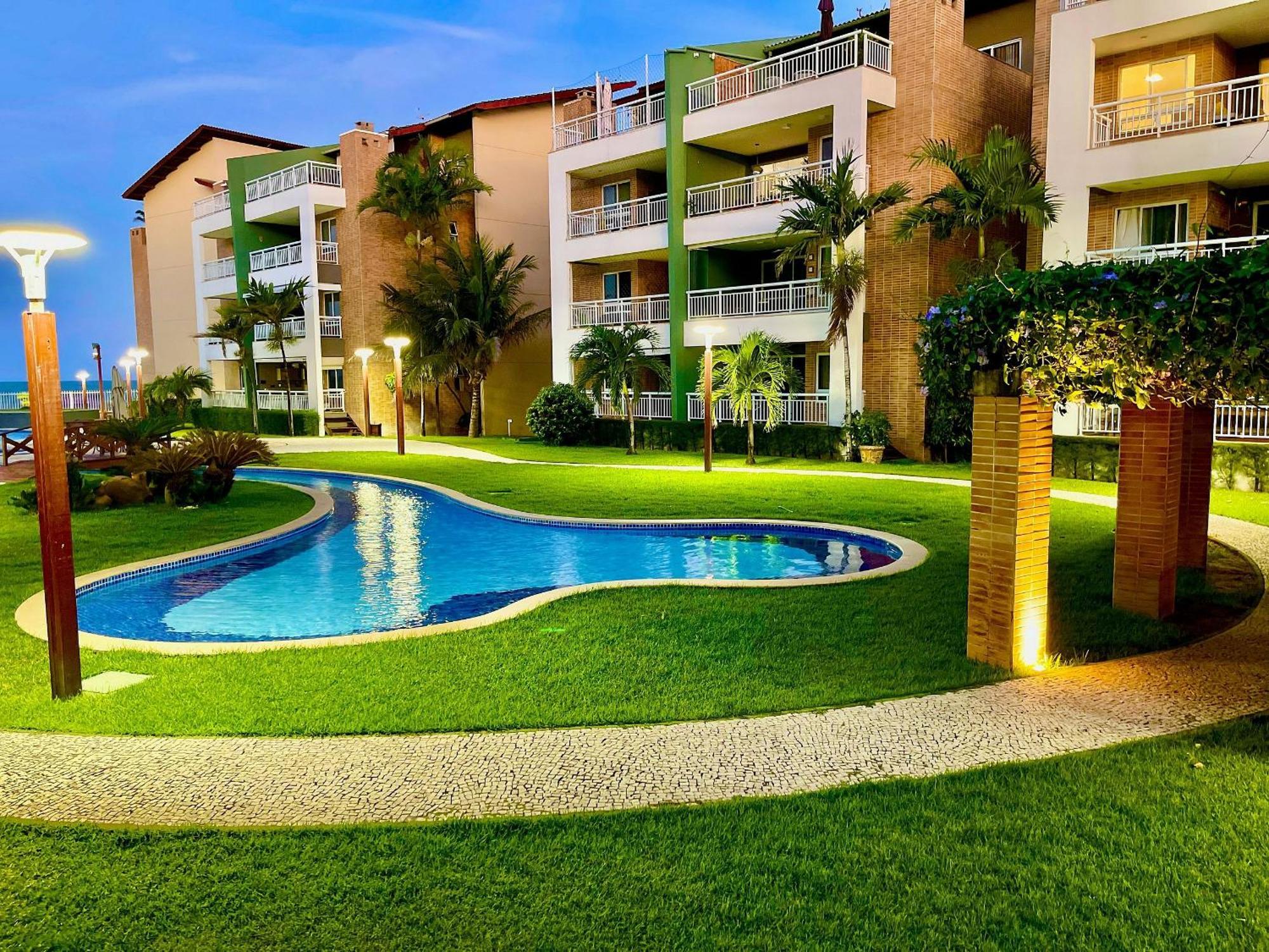 Terramaris - Aptos Vista Mar, Pe Na Areia, Vizinho Ao B Park Aquiraz Exterior foto