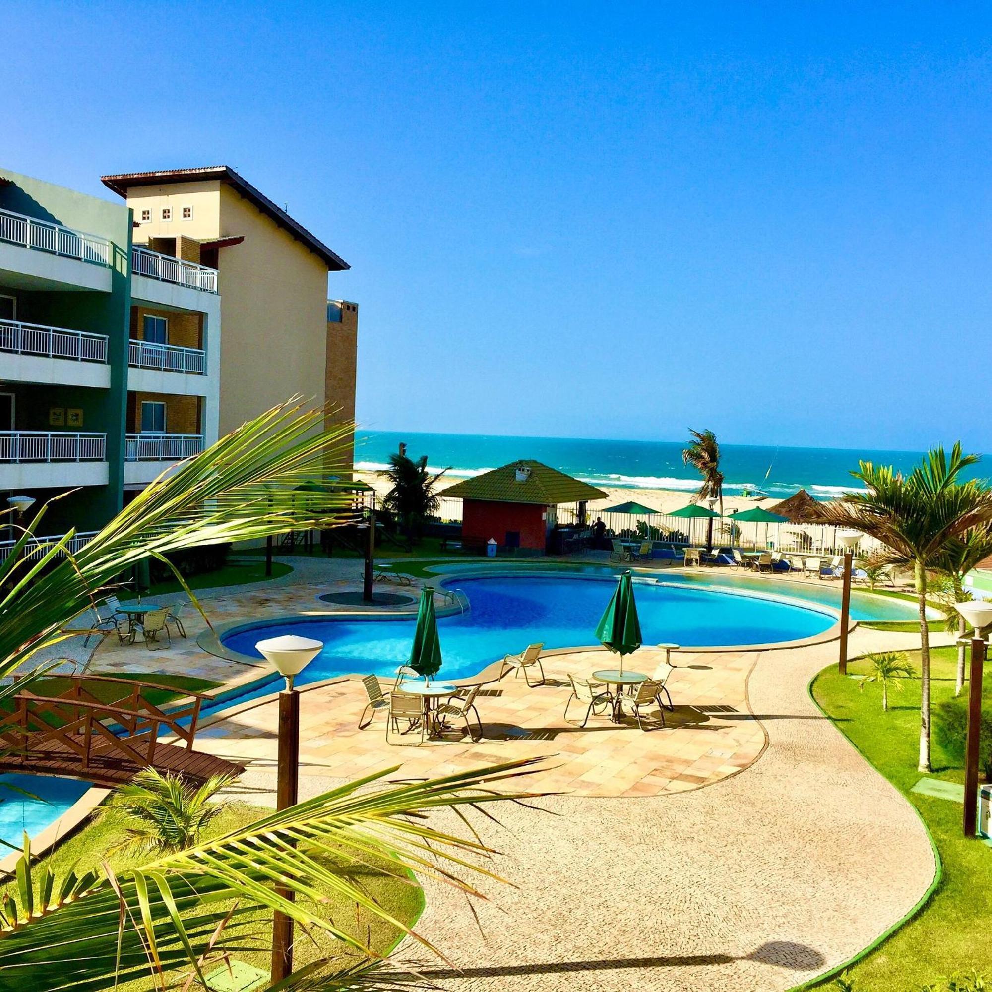Terramaris - Aptos Vista Mar, Pe Na Areia, Vizinho Ao B Park Aquiraz Exterior foto