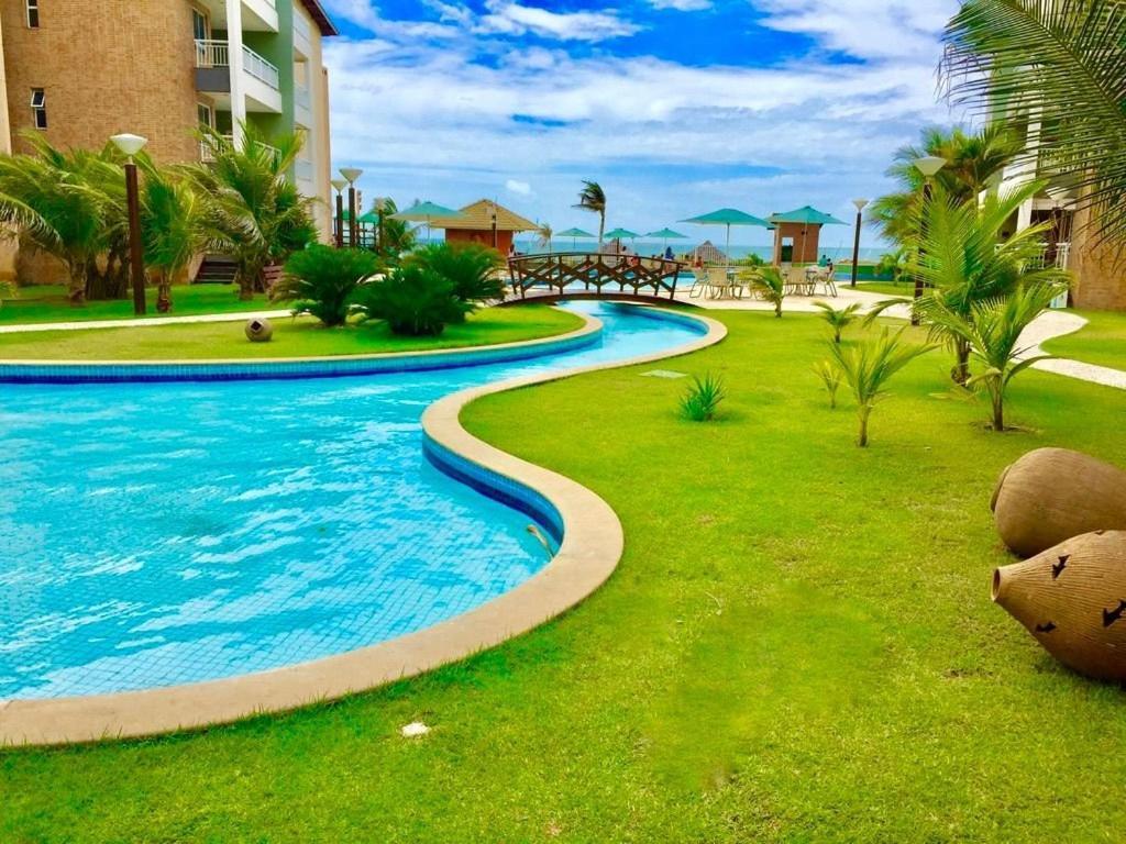 Terramaris - Aptos Vista Mar, Pe Na Areia, Vizinho Ao B Park Aquiraz Exterior foto