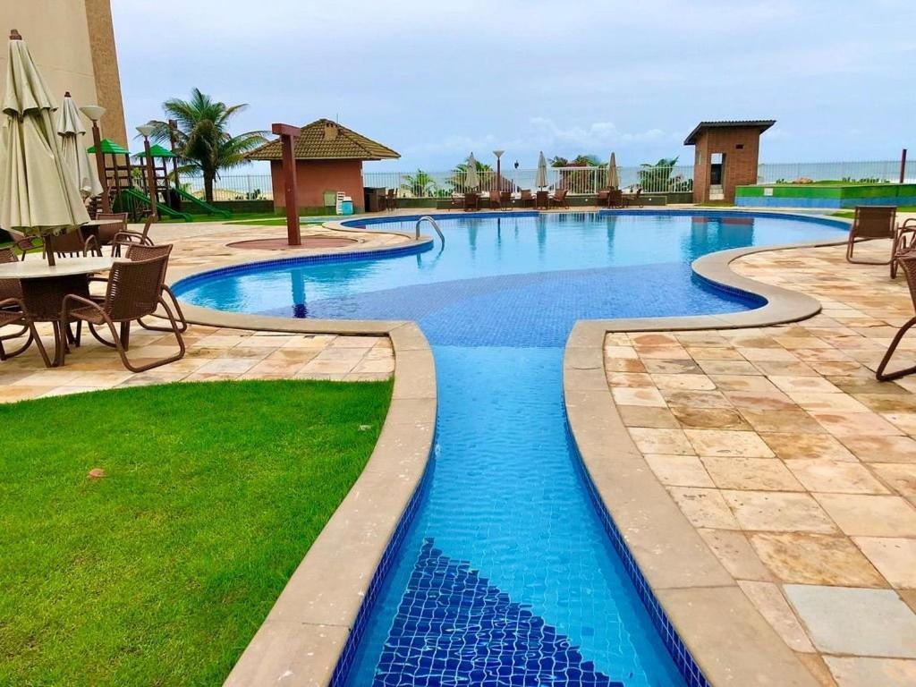 Terramaris - Aptos Vista Mar, Pe Na Areia, Vizinho Ao B Park Aquiraz Exterior foto