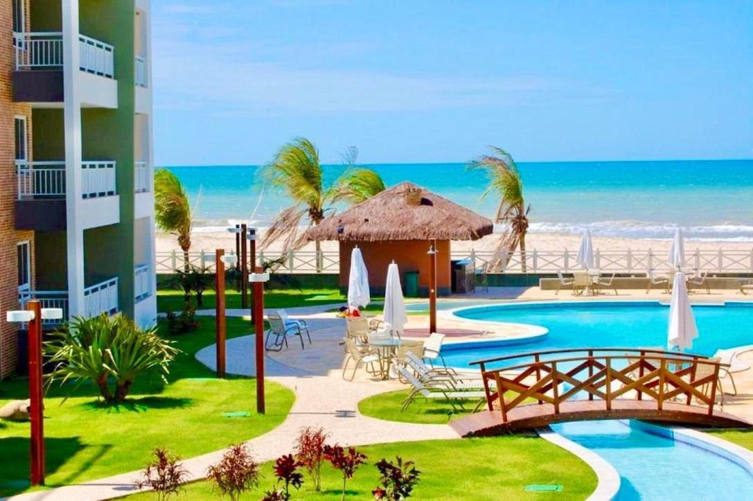 Terramaris - Aptos Vista Mar, Pe Na Areia, Vizinho Ao B Park Aquiraz Exterior foto